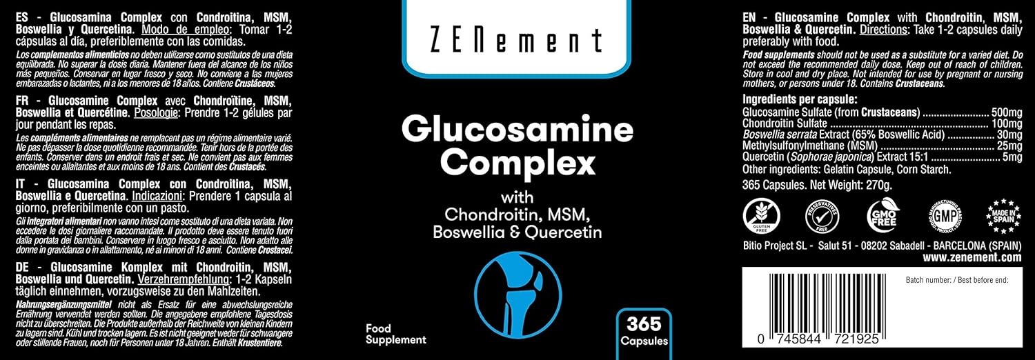 Essentials. Glukoosamiin ja kondroitiin